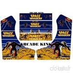 SubzeroSigns Arcade Cabinet Autocollant Kits fabriqué sur Mesure Bartop Autocollants en Vinyle Graphique Ensemble Complet  Space Invader  Taille Unique - B07FZLGP2F